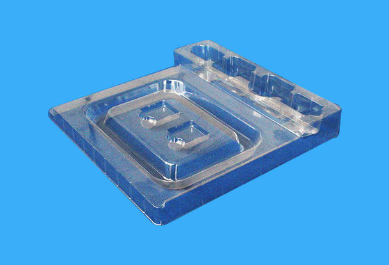 Embalagem em blister eletrônico plástico Rectangular Clear Personalizado