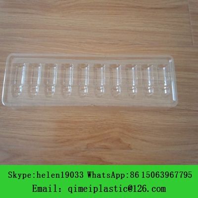 Blister Process Type Clear Tablet Packing Tray Material de plástico