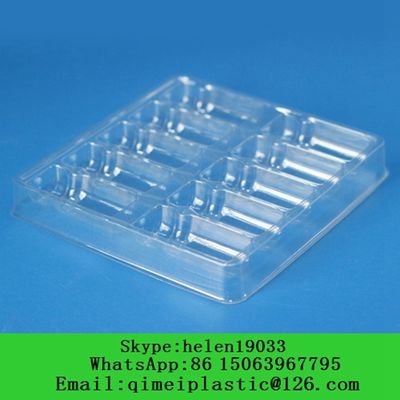 Blister Process Type Clear Tablet Packing Tray Material de plástico
