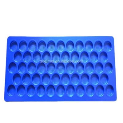 Vários dispositivos médicos de embalagem de plástico azul para organização