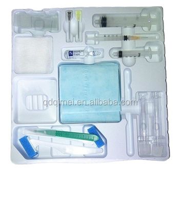 Prática bandeja de plástico ultra-limpo para opção médica personalizável